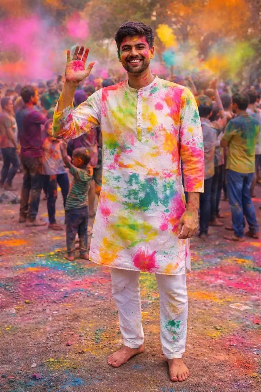 Shyam Vol 82 Men’s Holi Special Kurta Pajama