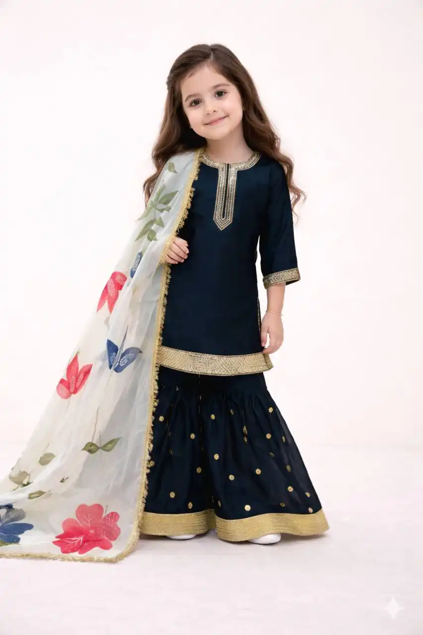 Baby 243 Eid Special Kids Sharara Suit 2026