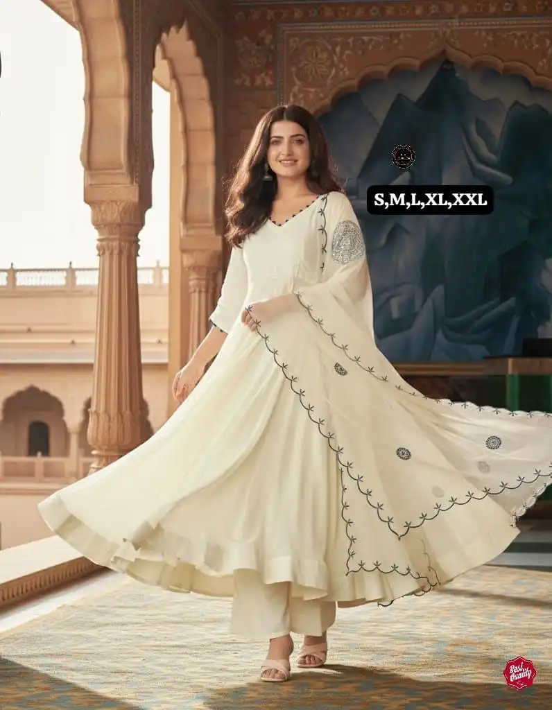 Laxmy Vol 84 Vichitra Silk Anarkali Readymade Dress Wholesale