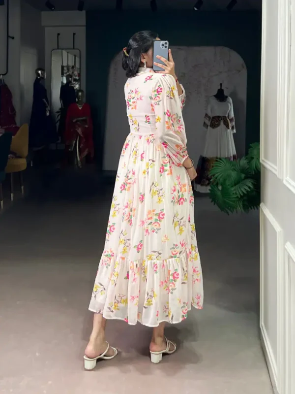 Launching WMN 4500 Georgette Floral Printed Frock Kurti Collections Wholesale 2026 2 Launching WMN 4500 Georgette Floral Printed Frock Kurti Collections Wholesale 2026