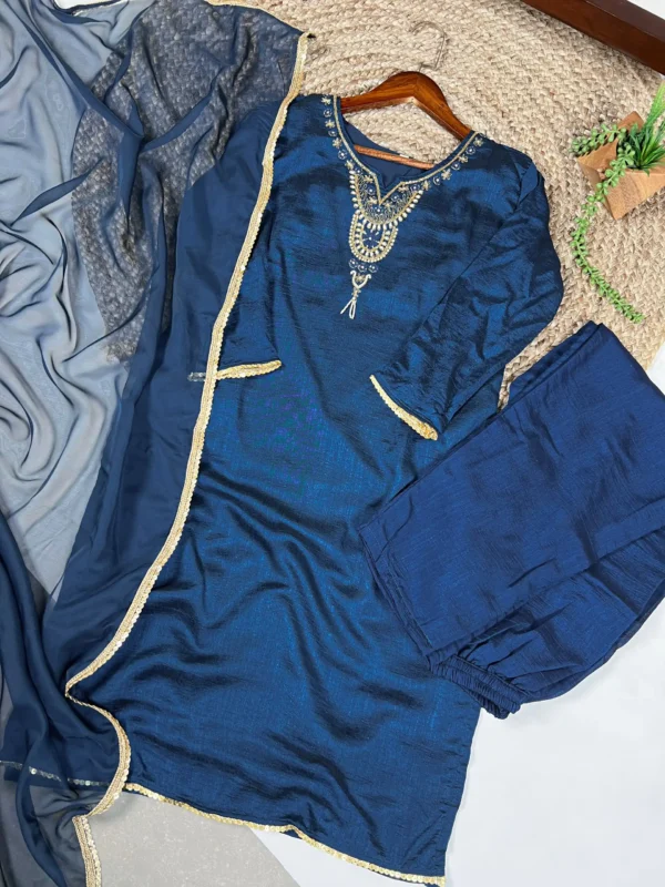 Stylish WMN 3043 Vichitra Silk Readymade Dress Collection Wholesale 2026 2 Stylish WMN 3043 Vichitra Silk Readymade Dress Collection Wholesale 2026