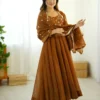 Sabina 5290 Crunchy Silk Readymade Dress 02 Pcs Set