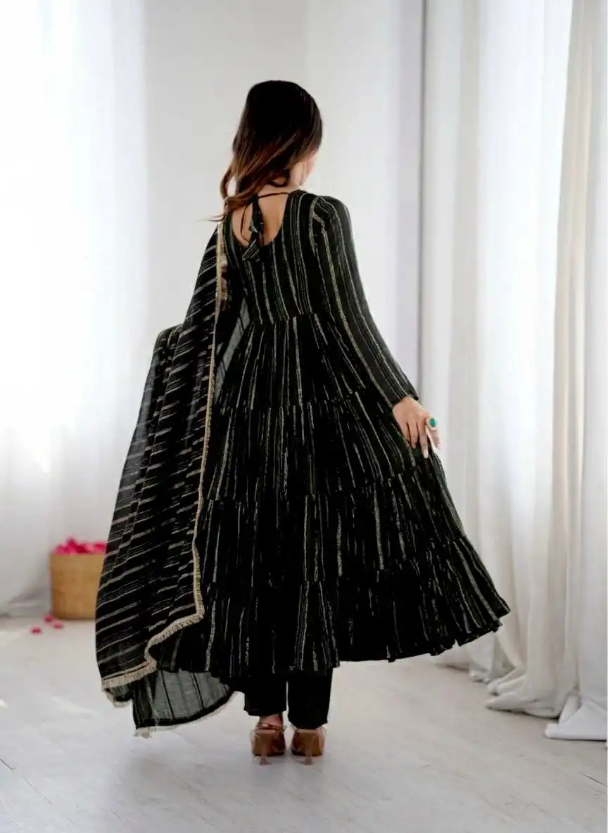 Sabina 5305B Mal Chanderi Women Ruffle Readymade Dress Wholesale 5 Latest Sabina 5305B Mal Chanderi Women Ruffle Readymade Dress Wholesale 2026