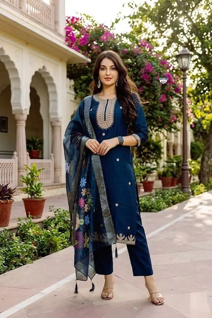 Laxmy Vol 80 Embroidery Work Readymade Dress Wholesale