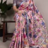 WMN 7057 Tasar Silk Floral Printed Saree Collection Wholesale 1 WMN 7057 Tasar Silk Floral Printed Saree Collection