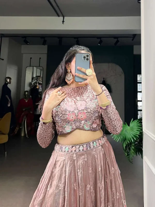 Stylish WMN 1143 Fendi Wedding Lehenga Choli With Embroidery Wholesale 2026 3 Stylish WMN 1143 Fendi Wedding Lehenga Choli With Embroidery Wholesale 2026