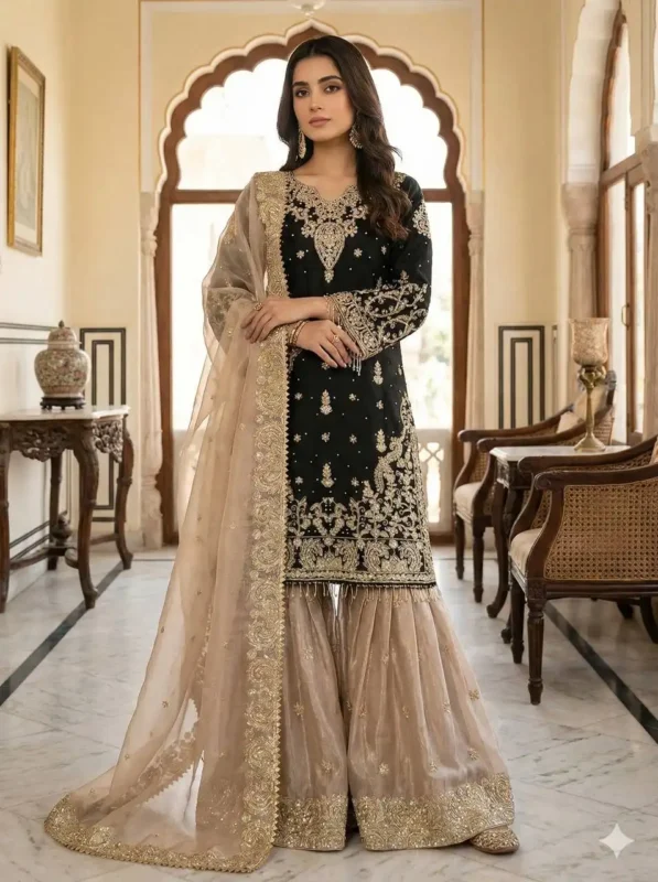 Stylish Sabina 1702 Wedding Sharara Suit For Women Wholesale 2026
