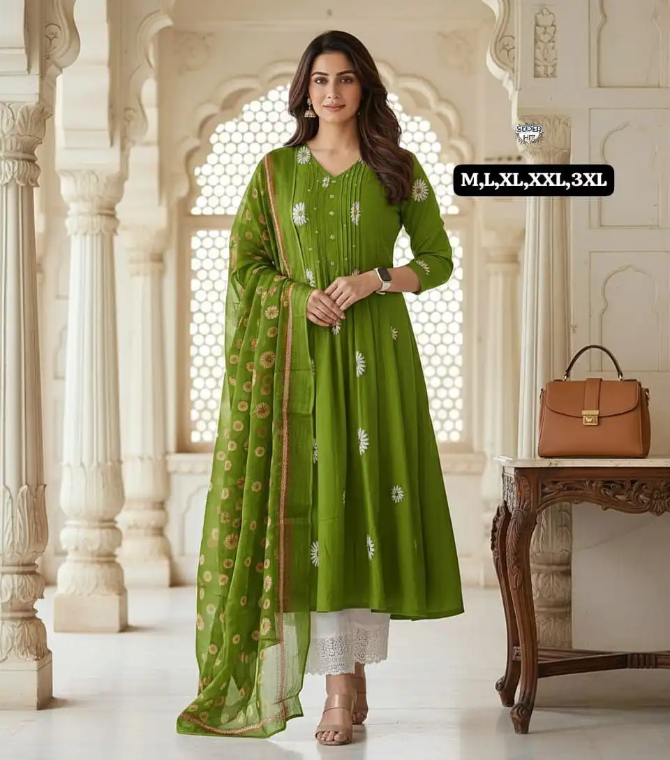 Laxmy Vol 76 Embroidery Work Kurti Pant With Dupatta Collection