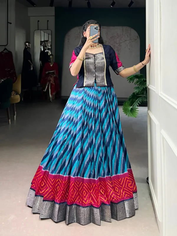 Beautiful WMN 1107 Tasar Silk Lehenga Short Top Collection Wholesale 2026