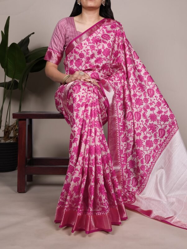 Launching WMN 7055 Tasar Silk Printed Saree With Viscose Border Wholesale 2026 5 Launching WMN 7055 Tasar Silk Printed Saree With Viscose Border Wholesale 2026