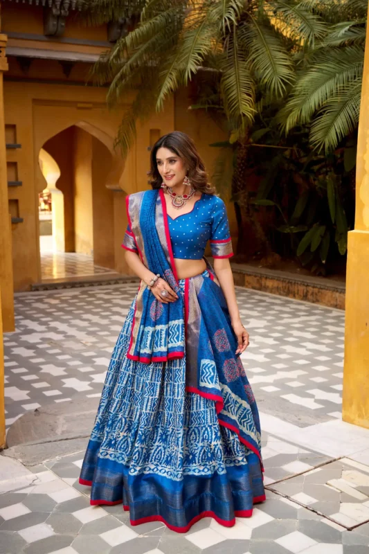 Launching WMN 1252 Dola Silk Batik Printed Lehenga Choli Wholesale 2026 4 Launching WMN 1252 Dola Silk Batik Printed Lehenga Choli Wholesale 2026