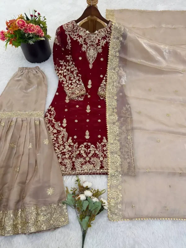 Stylish Sabina 1702 Wedding Sharara Suit For Women Wholesale 2026