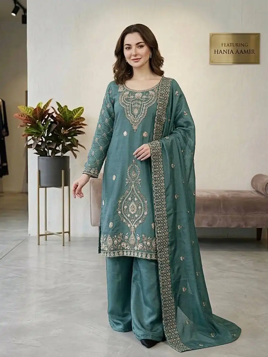 Sabina 5335 Embroidery Beads Work Kurti Palazzo With Dupatta Wholesale 4 Buy Sabina 5335 Embroidery Beads Work Kurti Palazzo With Dupatta Wholesale 2026