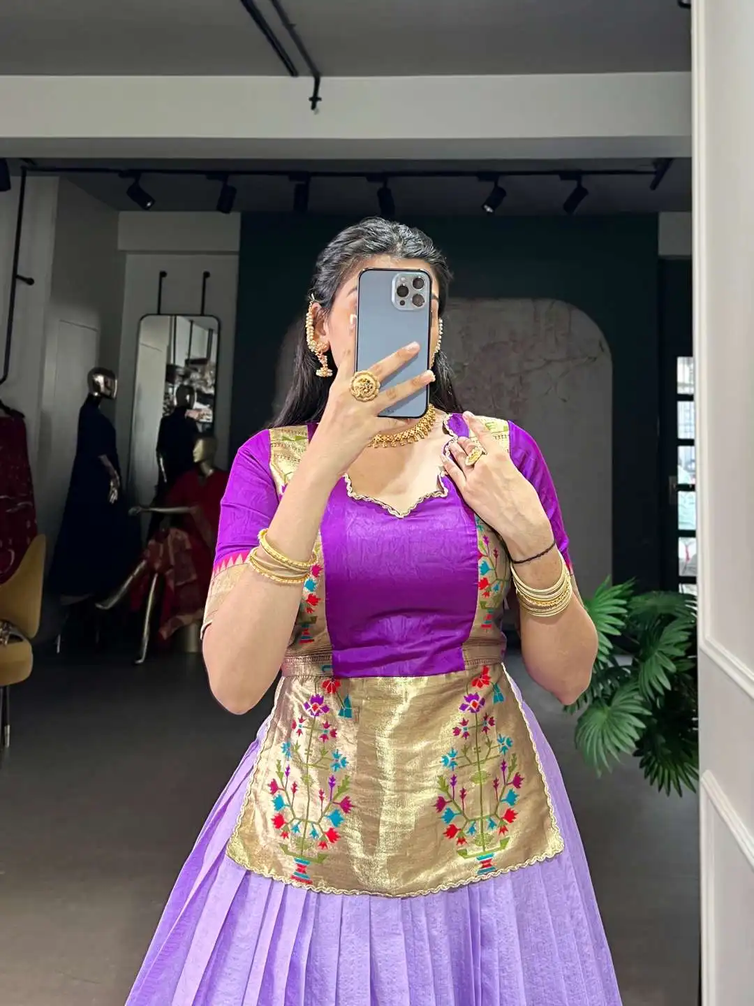 WMN 1132 Cotton Silk Festive Wear Skirt Top 03 Pcs Set Wholesale 6 Beautiful WMN 1132 Cotton Silk Festive Wear Skirt Top 03 Pcs Set Wholesale 2026