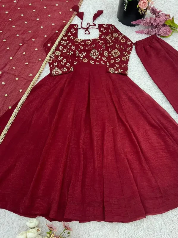 Beautiful Sabina 5290 Crunchy Silk Readymade Dress 02 Pcs Set Wholesale 2026