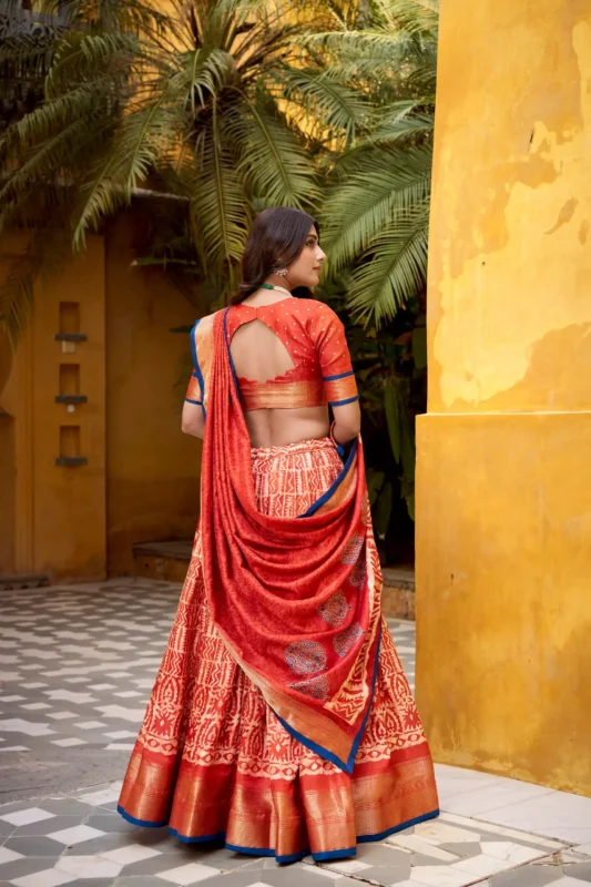Launching WMN 1252 Dola Silk Batik Printed Lehenga Choli Wholesale 2026 6 Launching WMN 1252 Dola Silk Batik Printed Lehenga Choli Wholesale 2026