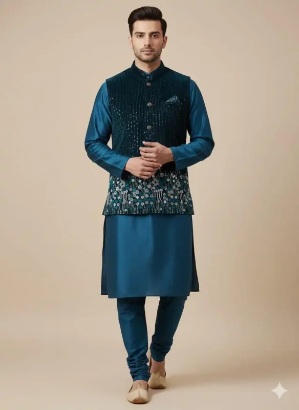Buy Shyam Vol 78 Men Kurta Pajama With Koti For Wedding Wholesale 2026 3 Buy Shyam Vol 78 Men Kurta Pajama With Koti For Wedding Wholesale 2026
