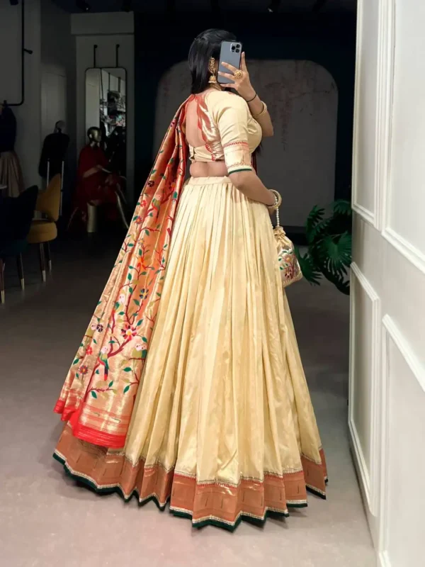Buy WMN 2031 Silk Paithani Lehenga Choli with Zari Weaving And Lace Border Wholesale Surat Wholesale 2026 2 Buy WMN 2031 Silk Paithani Lehenga Choli with Zari Weaving And Lace Border Wholesale Surat Wholesale 2026