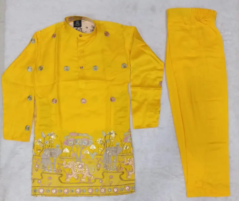 Latest Shyam Vol 83 Kids Wedding Kurta Pajama Daman Work Wholesale 2026