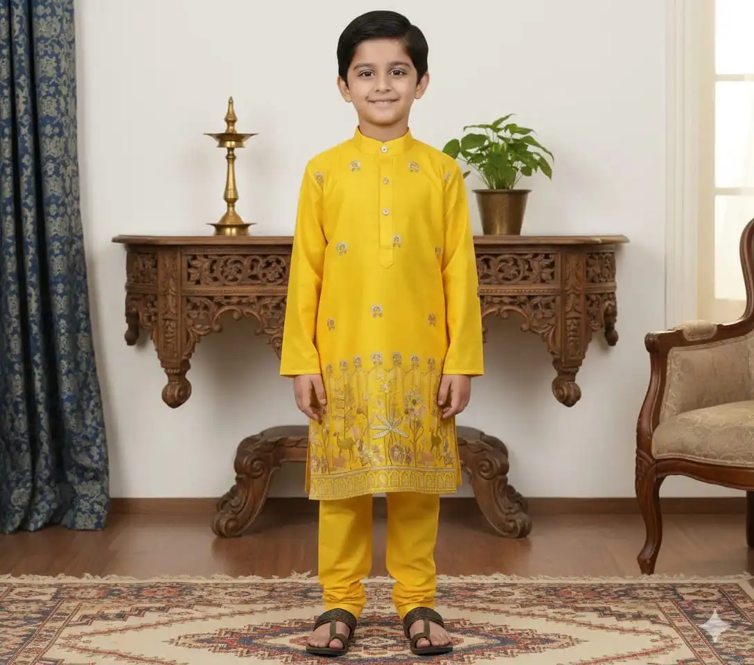 Shyam Vol 87 Kids Wedding Function Kurta Pajama