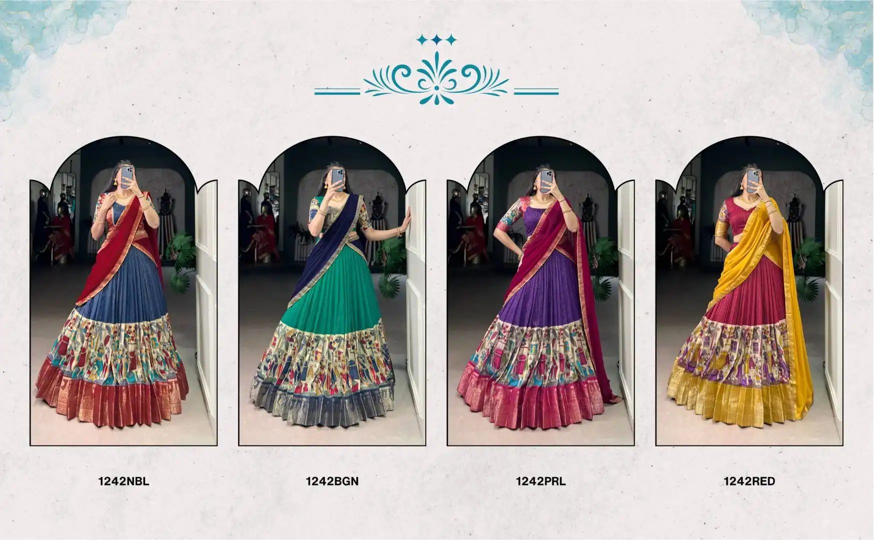 WMN 1242 Nitriya Poly Chander Printed Chaniya Choli Collection Wholesale 8 Buy WMN 1242 Nitriya Poly Chander Printed Chaniya Choli Collection Wholesale 2026