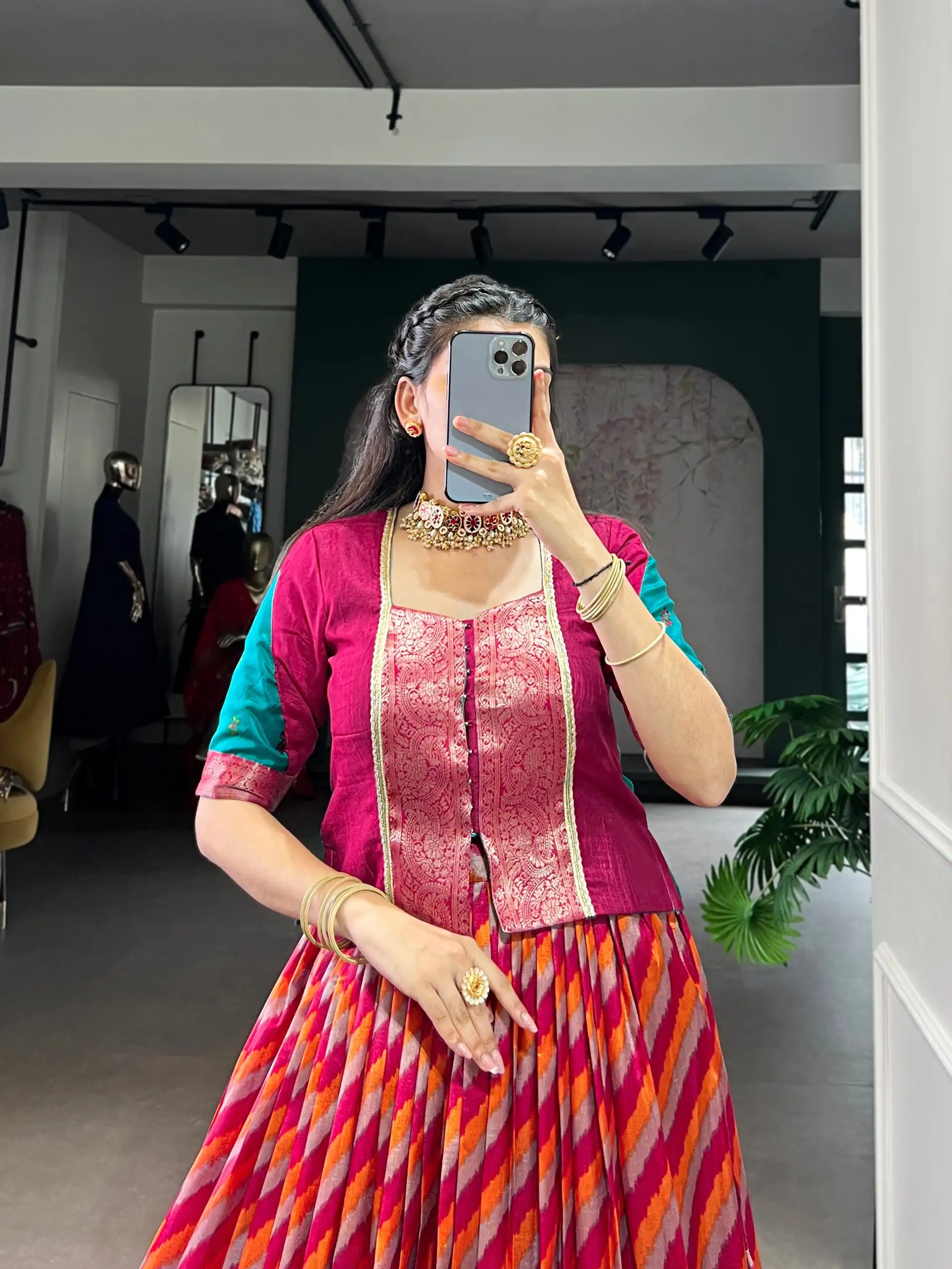 WMN 1107 Tasar Silk Lehenga Short Top Collection Wholesale 4 Beautiful WMN 1107 Tasar Silk Lehenga Short Top Collection Wholesale 2026