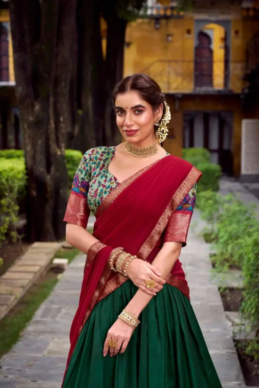 Launching WMN 1244 Krishika Aastha Silk Chaniya Choli 04 Pcs Set Wholesale 2026 5 Launching WMN 1244 Krishika Aastha Silk Chaniya Choli 04 Pcs Set Wholesale 2026