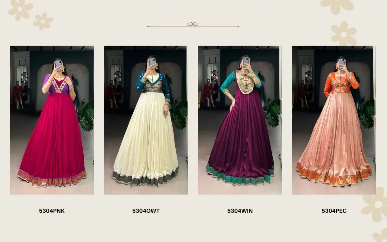 Launching WMN 5304 Designer Gown Wholesale Market In Surat Wholesale 2026