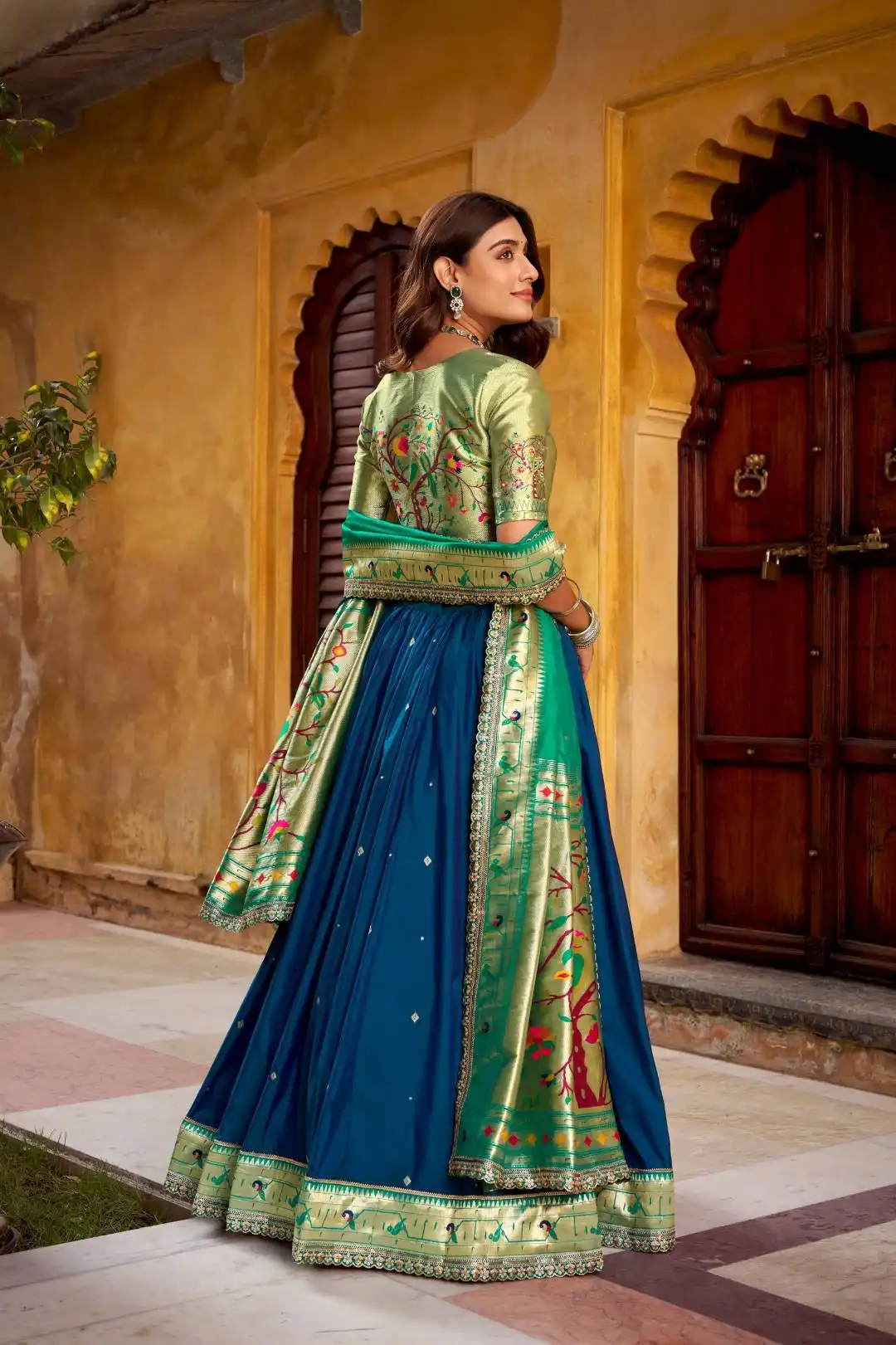 WMN 2030A Paithani Lehenga Choli For Women Wholesale 5 Latest WMN 2030A Paithani Lehenga Choli For Women Wholesale 2026