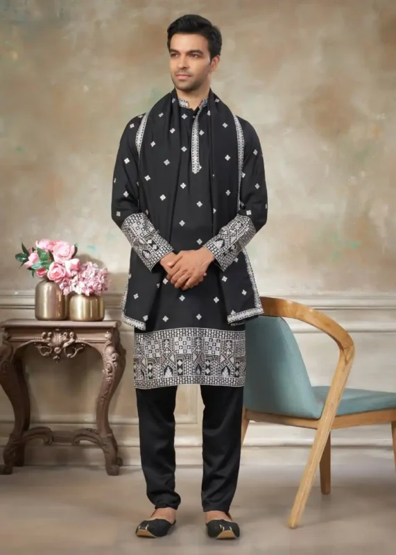 Launching Shyam Vol 85 Wedding Kurta Pajama With Dupatta For Men Wholesale 2026