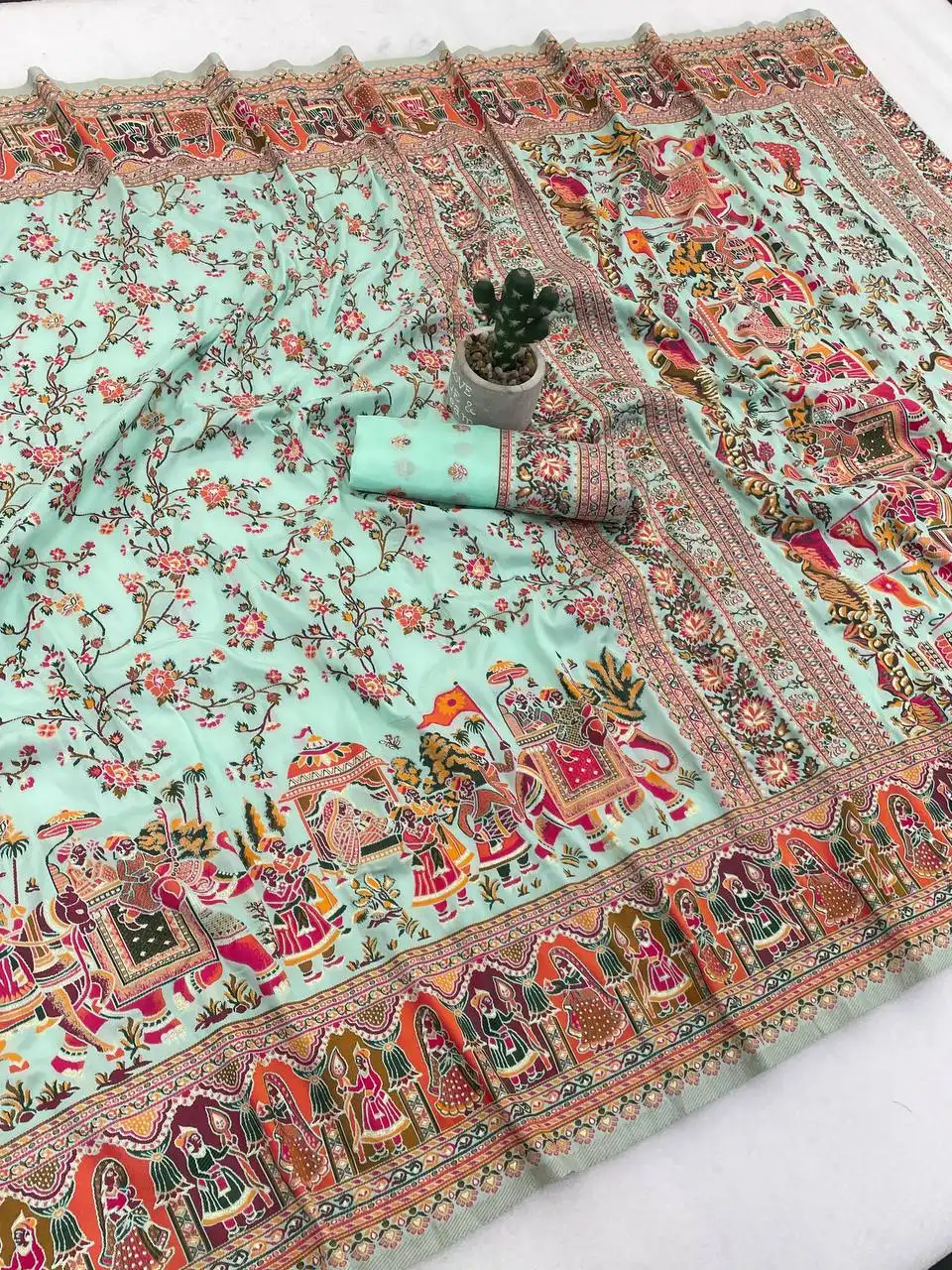 Laxmi 1051 Rajwadi Zari Weaving Saree For Wedding Function Wholesale 8 Launching Laxmi 1051 Rajwadi Zari Weaving Saree For Wedding Function Wholesale 2026