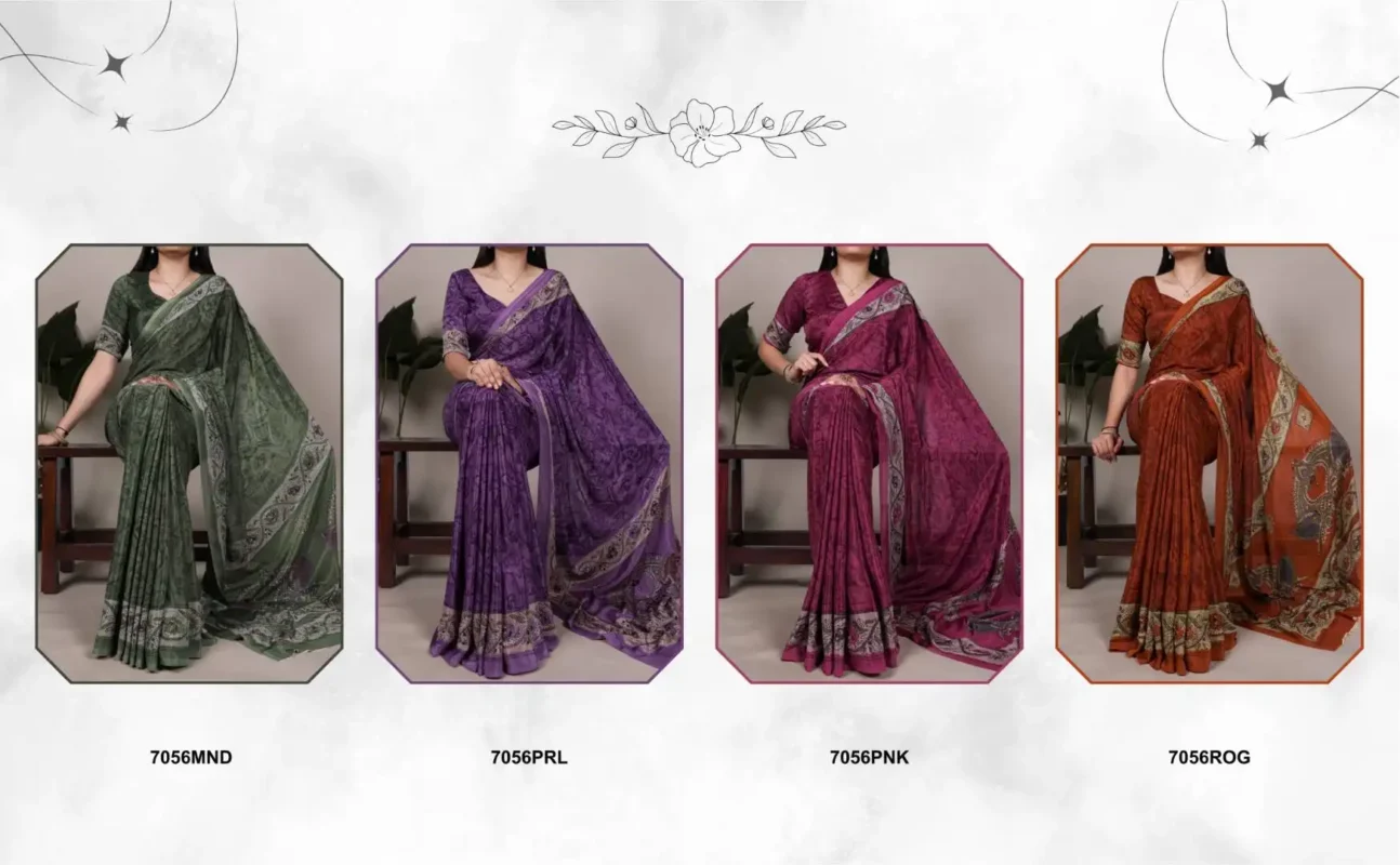Buy WMN 7056 Crepe Printed Saree Collection Below 700 Wholesale 2026 7 Buy WMN 7056 Crepe Printed Saree Collection Below 700 Wholesale 2026