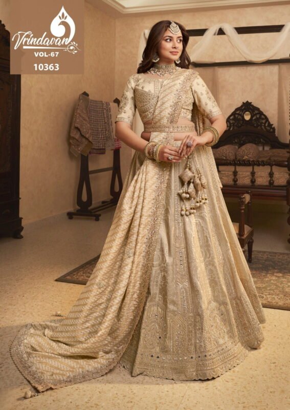 Beautiful Royal Vrindavan Vol 67 Banarasi Silk With Embroidery Lehenga Choli Collection Wholesale 2026