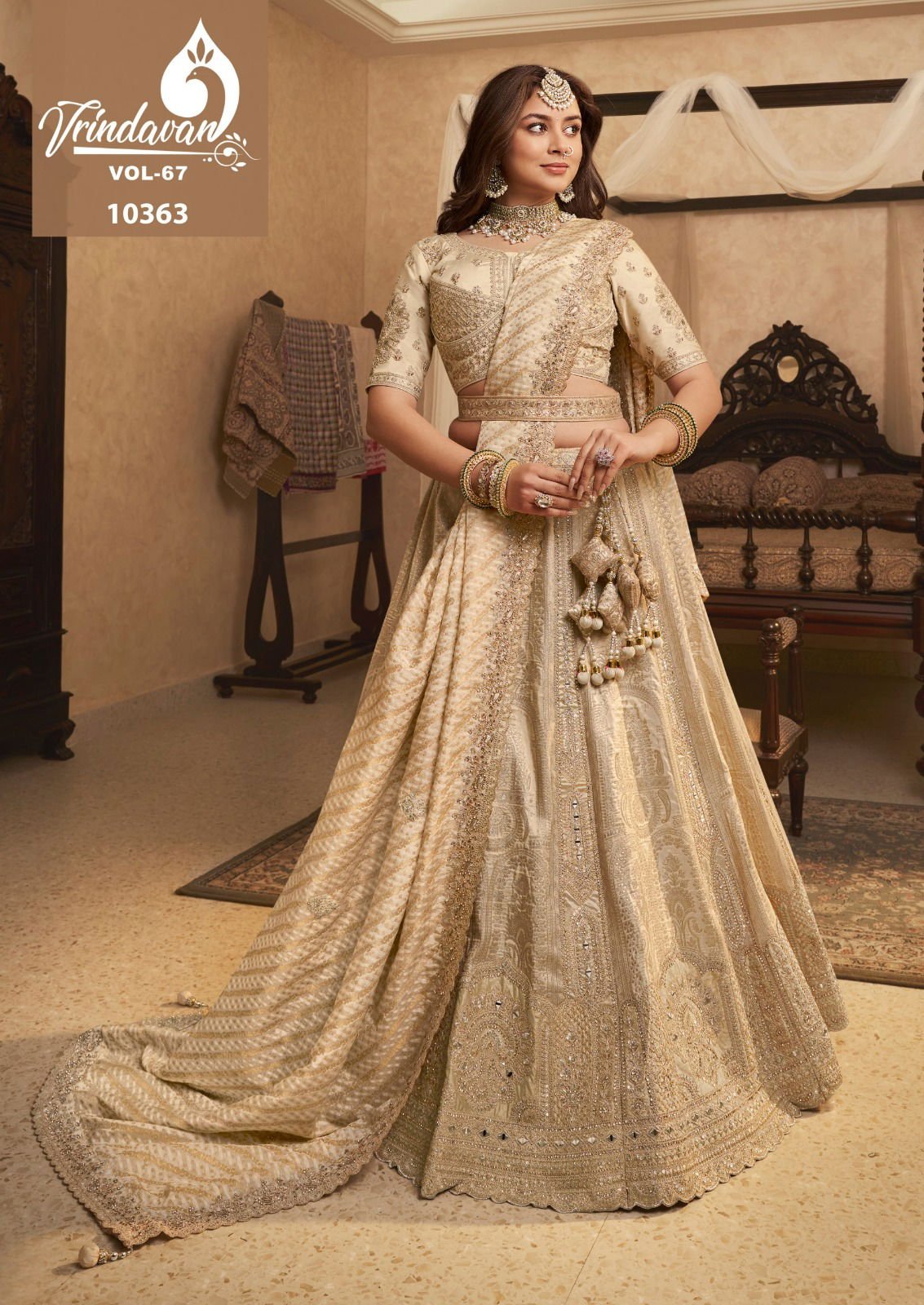 Royal Vrindavan Vol 67 Banarasi Silk With Embroidery Lehenga Choli Collection Wholesale 9 Beautiful Royal Vrindavan Vol 67 Banarasi Silk With Embroidery Lehenga Choli Collection Wholesale 2026