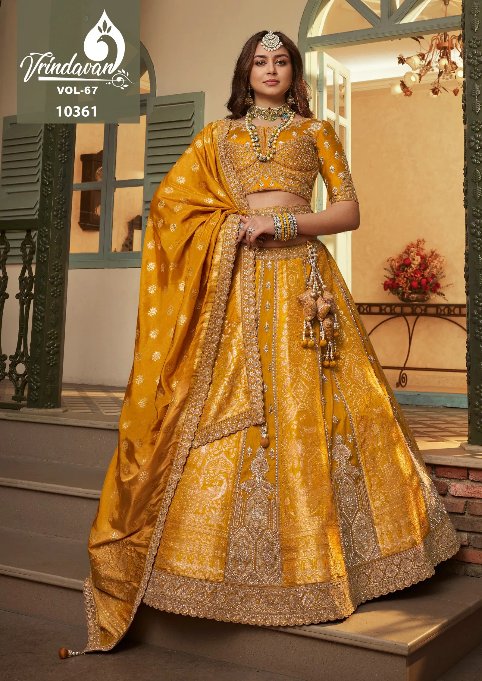Royal Vrindavan Vol 67 Banarasi Silk With Embroidery Lehenga Choli Collection Wholesale 7 Beautiful Royal Vrindavan Vol 67 Banarasi Silk With Embroidery Lehenga Choli Collection Wholesale 2026