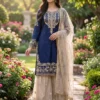 Sabina 1694A Silk Embroidery Wedding Readymade Dress