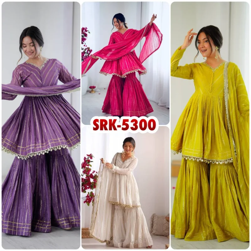 Stylish Sabina 5300 Mal Chanderi Festival Readymade Dress Wholesale 2026