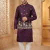 Shyam Vol 55 Malai Silk Wedding Kurta Pajama Men’s Wear
