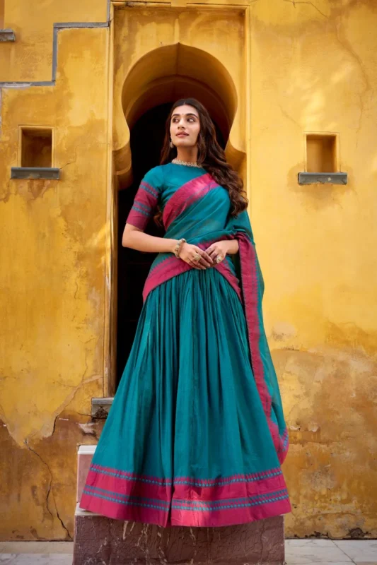 Launching WMN 1901 Pure Chanderi Thread Work Lehenga Choli Wholesale 2026 6 Launching WMN 1901 Pure Chanderi Thread Work Lehenga Choli Wholesale 2026