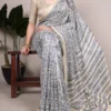 WMN 7014A Tasar Silk Printed Uniform Sarees