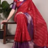 WMN 7029A Crepe Zari Weaving Work Sarees