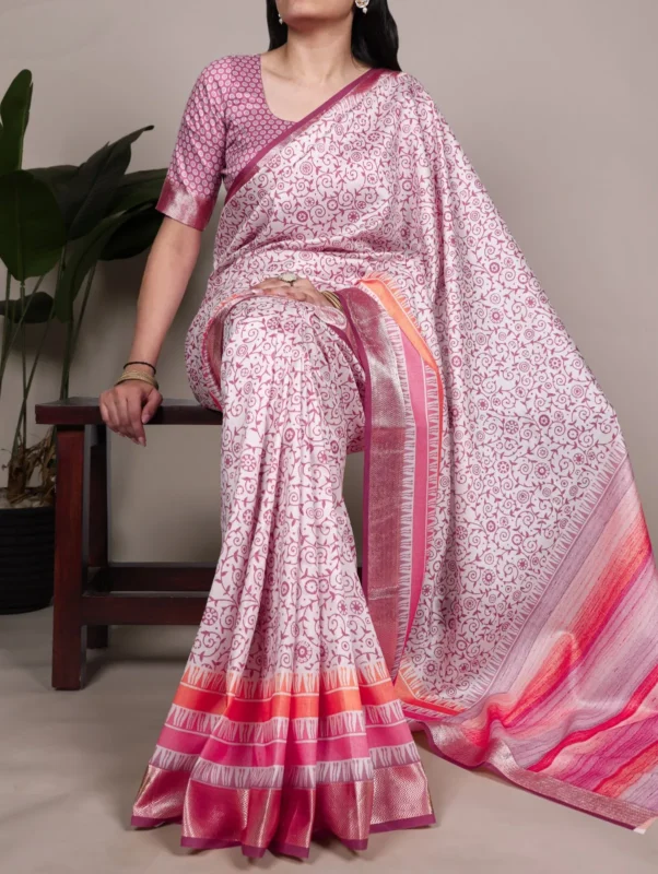 Launching WMN 7055 Tasar Silk Printed Saree With Viscose Border Wholesale 2026 3 Launching WMN 7055 Tasar Silk Printed Saree With Viscose Border Wholesale 2026
