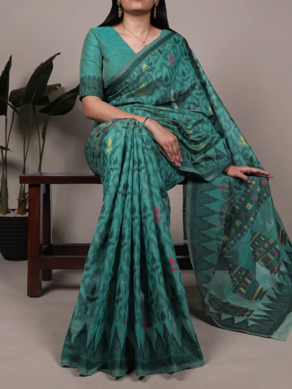Stylish WMN 7414A Poly Cotton Printed Saree Below 1000 Sarees Wholesale 2026 5 Stylish WMN 7414A Poly Cotton Printed Saree Below 1000 Sarees Wholesale 2026