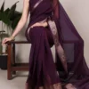 WMN 7911 Poly Shimmer Zari Weaving Work Saree