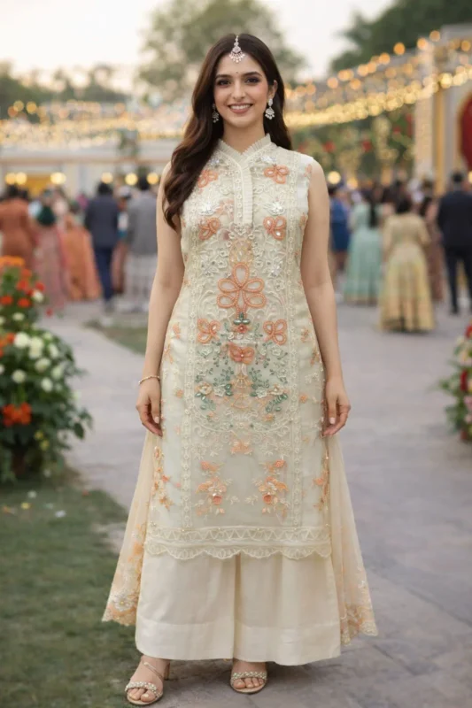 Latest Mrudangi Aafreen Chiffon Embroidered Sequence Worked Top Bottom Dupatta Collection Wholesale 2026