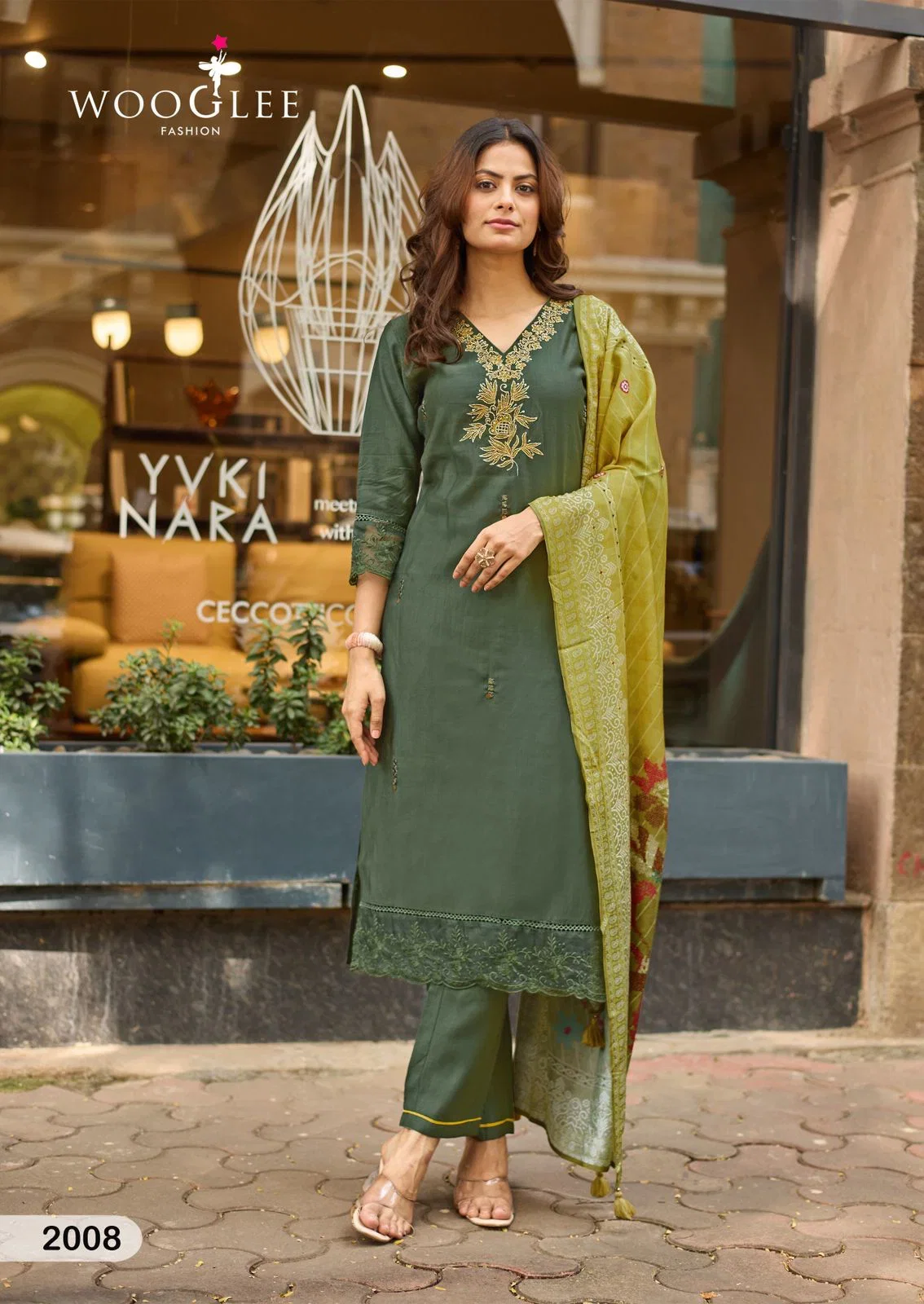 Wooglee Ehsaas Vol 2 Viscose Thread Worked Kurti With Bottom Dupatta Wholesale 5 Buy Wooglee Ehsaas Vol 2 Viscose Thread Worked Kurti With Bottom Dupatta Wholesale 2026