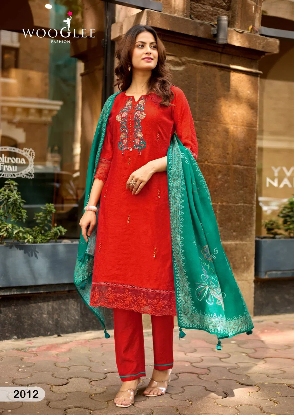Wooglee Ehsaas Vol 2 Viscose Thread Worked Kurti With Bottom Dupatta Wholesale 9 Buy Wooglee Ehsaas Vol 2 Viscose Thread Worked Kurti With Bottom Dupatta Wholesale 2026