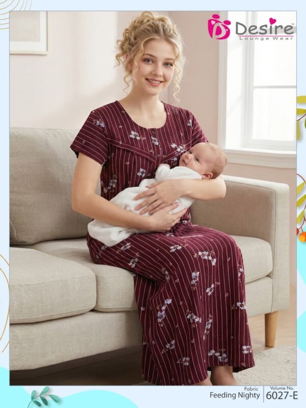 Launching Desire Feeding Nighty Vol 6027 Cotton Printed Daily Wear Nighty Collection Wholesale 2026 3 Launching Desire Feeding Nighty Vol 6027 Cotton Printed Daily Wear Nighty Collection Wholesale 2026