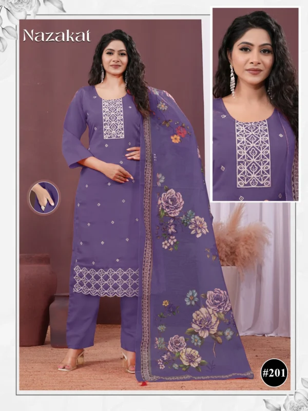 Beautiful Nazakat Vol 2 Roman Silk Embroidery Worked Kurti With Bottom Dupatta Wholesale 2026 3 Beautiful Nazakat Vol 2 Roman Silk Embroidery Worked Kurti With Bottom Dupatta Wholesale 2026