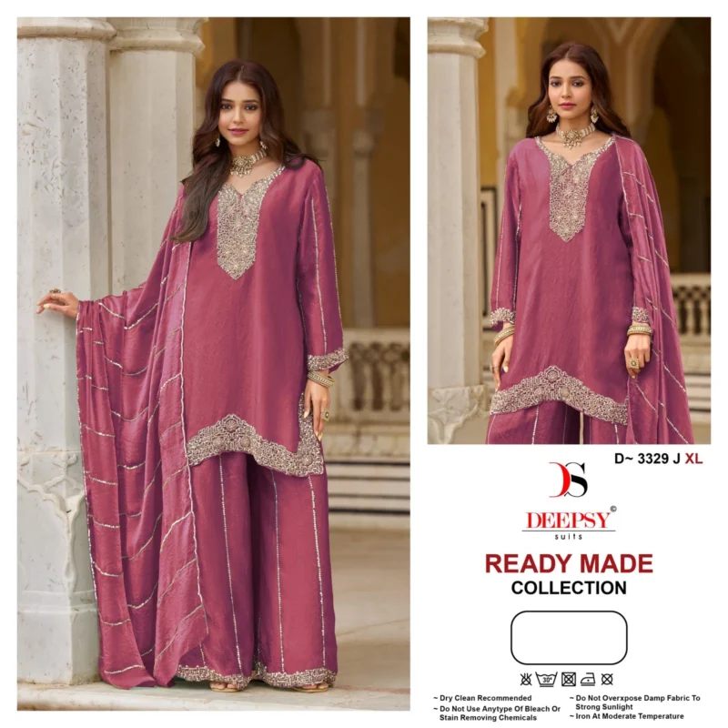 Stylish Deepsy D 3329 Readymade Fandy Satin With Heavy Beats Worked Salwar Kameez Wholesale 2026 3 Stylish Deepsy D 3329 Readymade Fandy Satin With Heavy Beats Worked Salwar Kameez Wholesale 2026